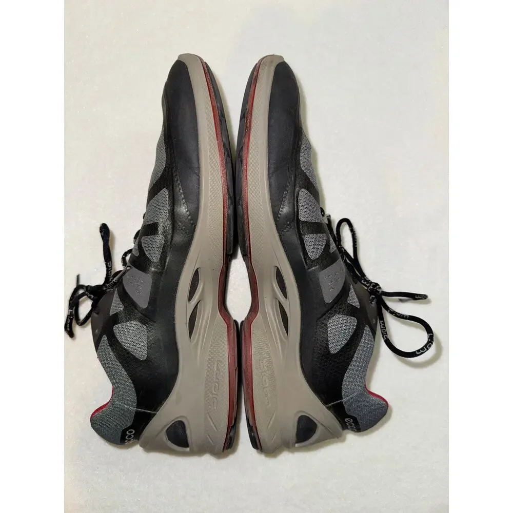 Ecco Men's BIOM Fjuel Racer Trainers Walking Shoes Green Gray Red 10.5 EU44